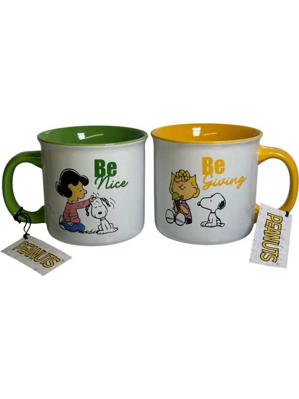 Peanuts Snoopy Sally Mug Set Gibson Homewares Be Nice Be Giving Ceramic 21oz